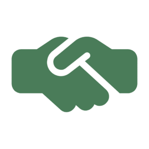 Native plant leaf icon representing wellbeing and balance